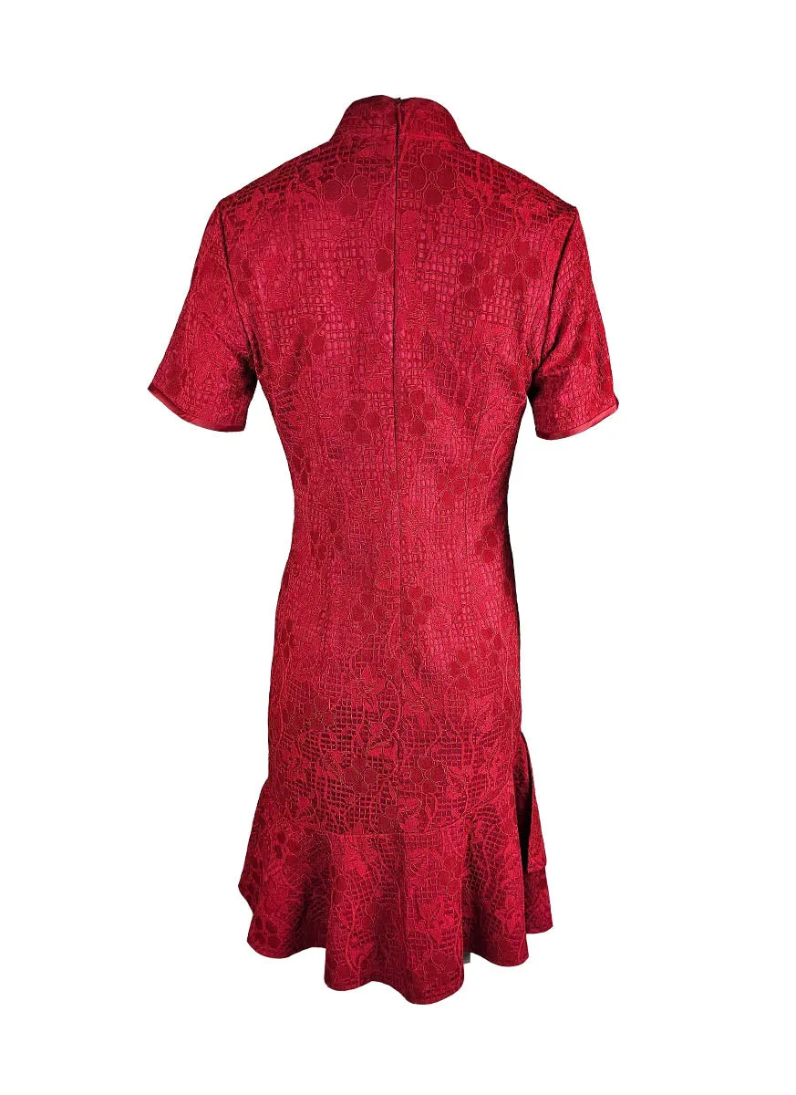 1240089 Mandarin Collar Cheongsam