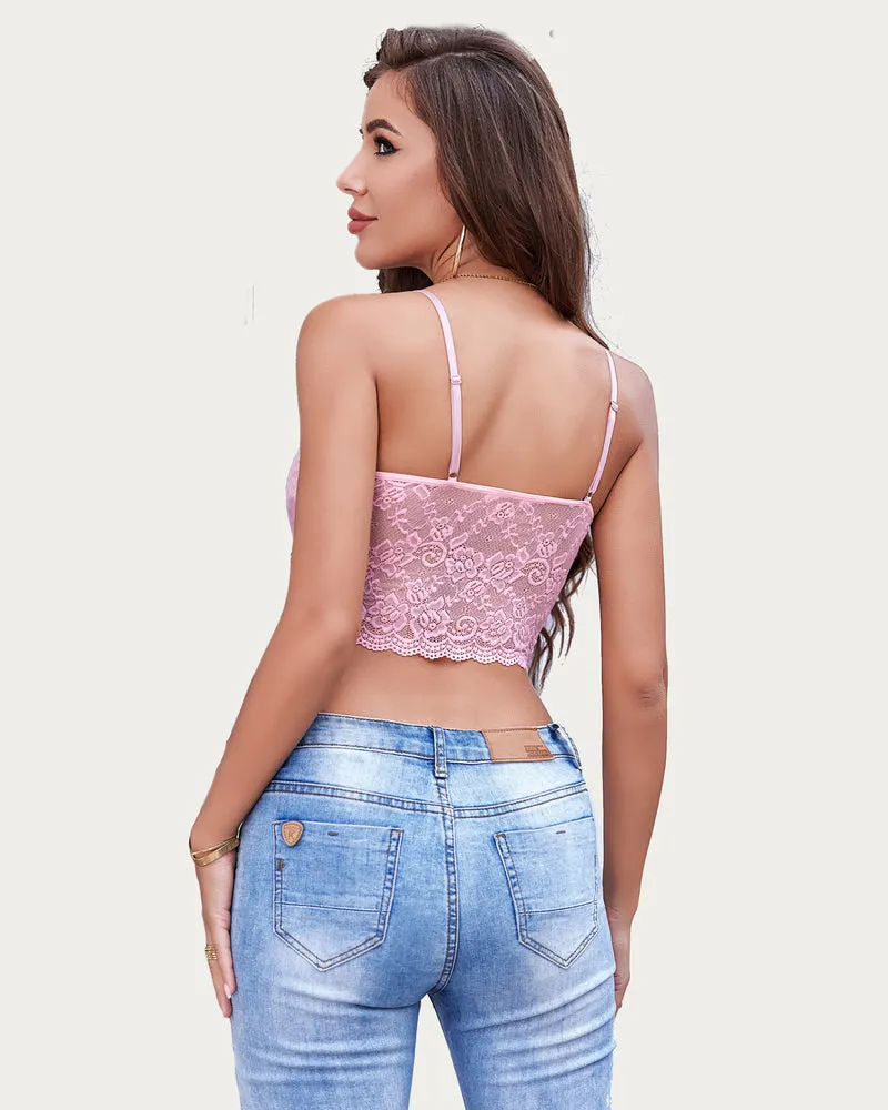 2 Pack Lace Spaghetti Strap Tank Top