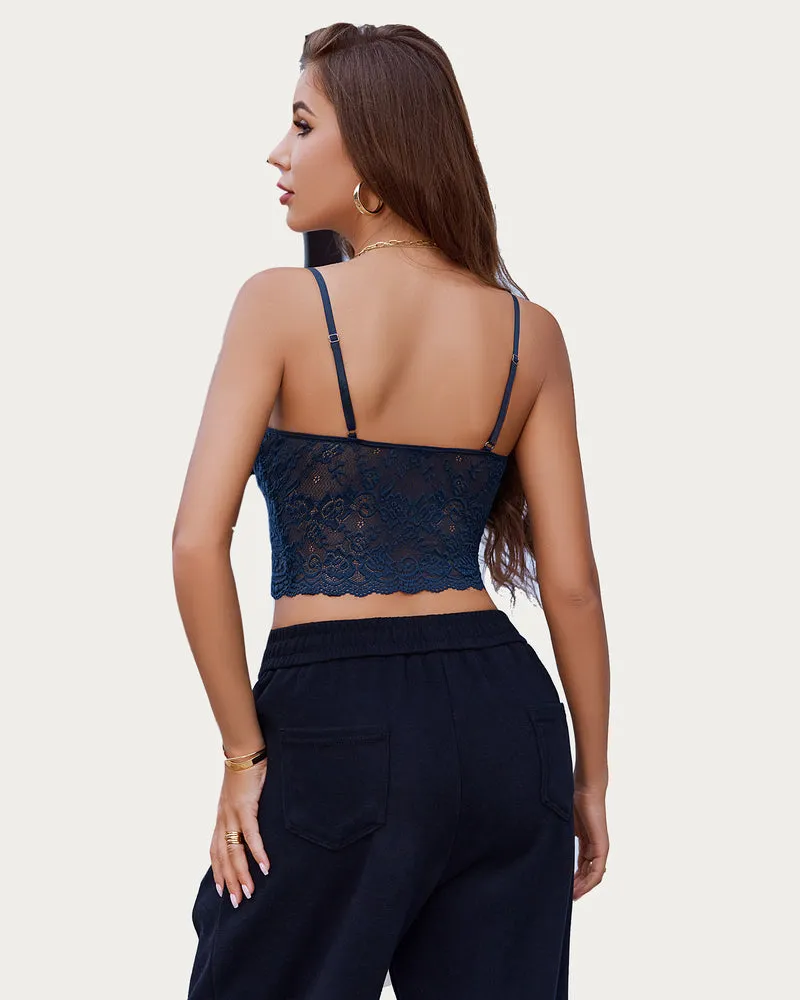 2 Pack Lace Spaghetti Strap Tank Top