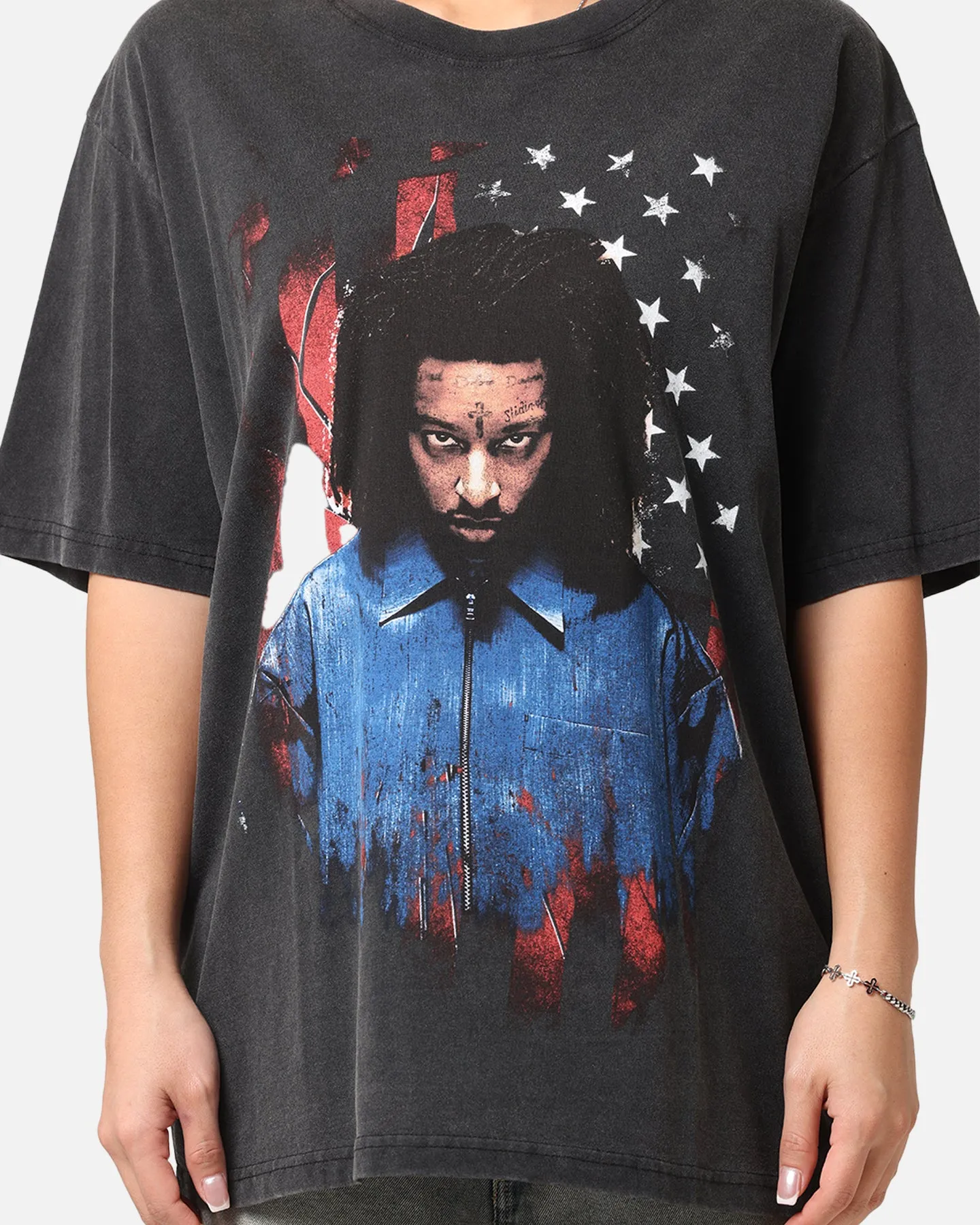 21 Savage Dream T-Shirt Washed Black