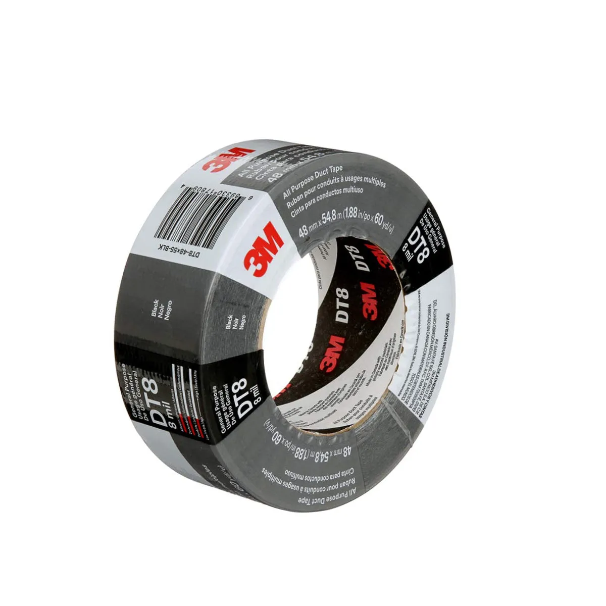 3M All Purpose Duct Tape 48 mm X 22.9 Meter Black