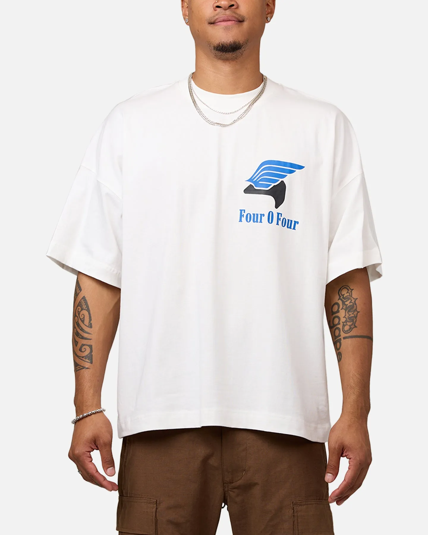 404 Established T-Shirt Off White