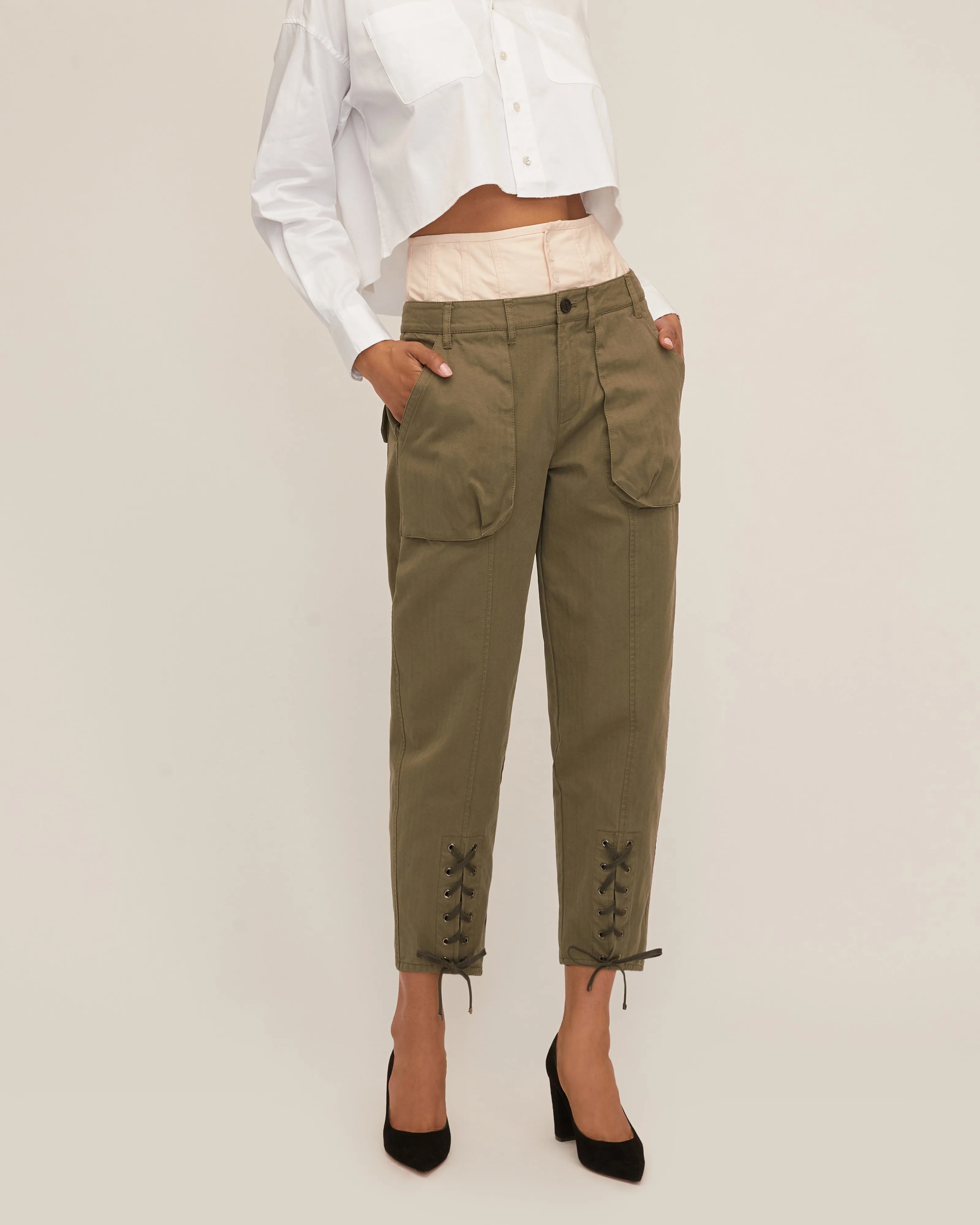 Ada Corset Tapered Leg Pant