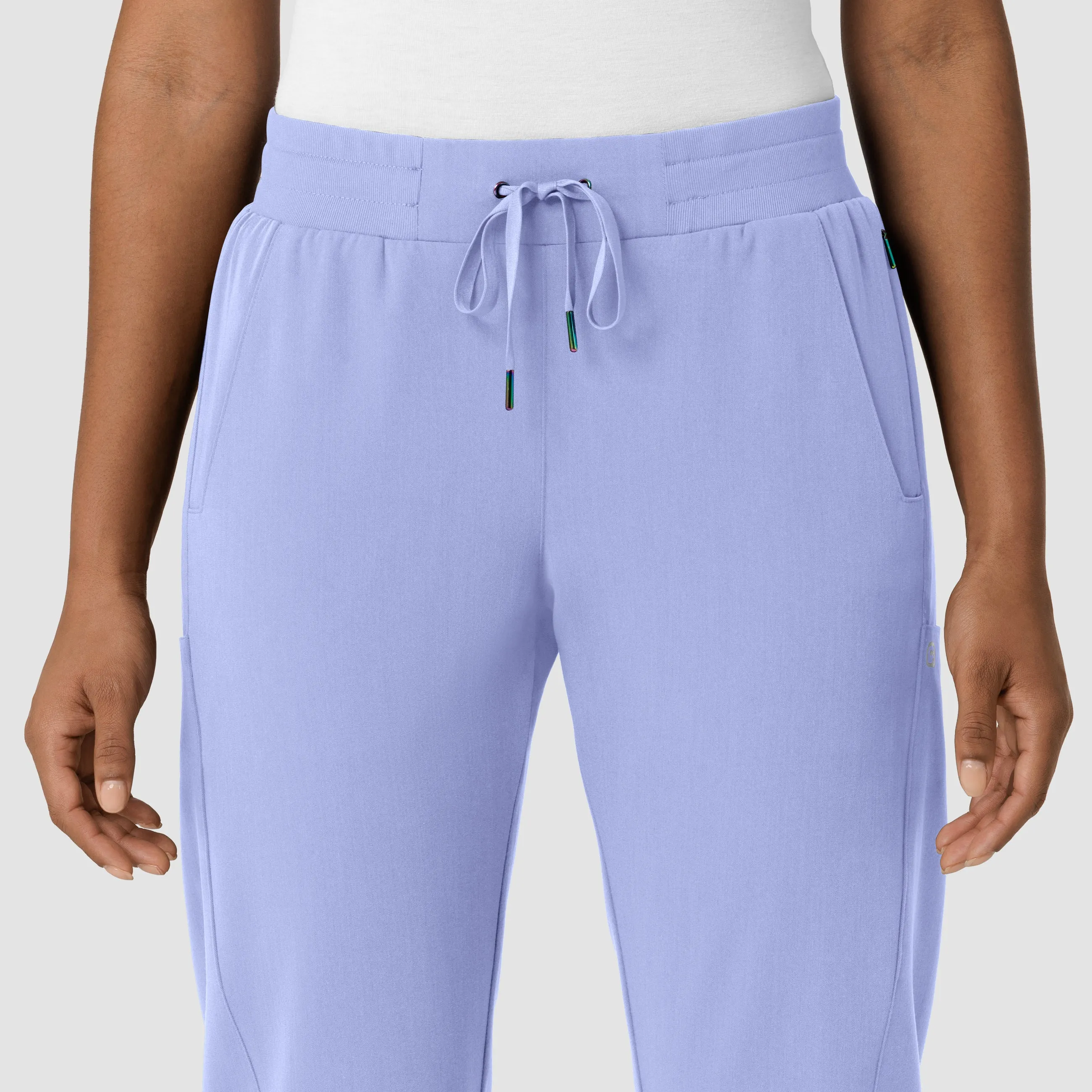 Aero Remix Women's Cargo Jogger Scrub Pant - Ceil Blue