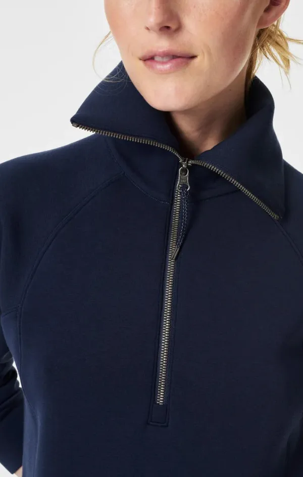 AirEssentials Half Zip in Timeless Navy