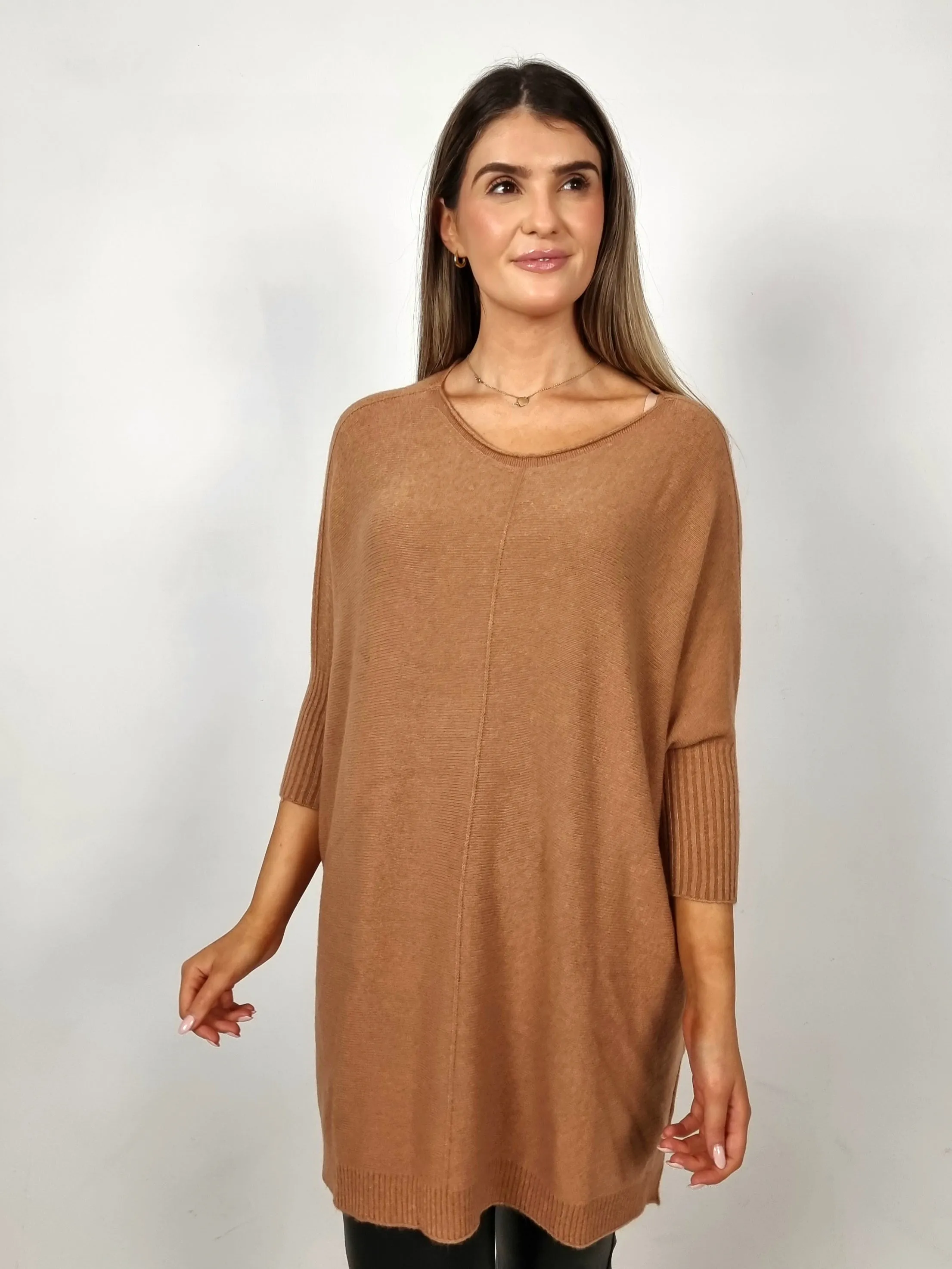 Alexandre Laurent Cognac Knited Sweater