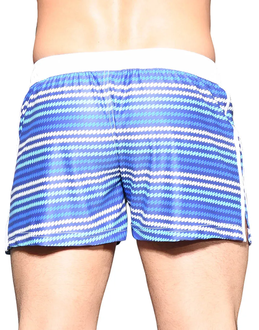 Andrew Christian Bayside Swim Shorts with Silver Charm 7822