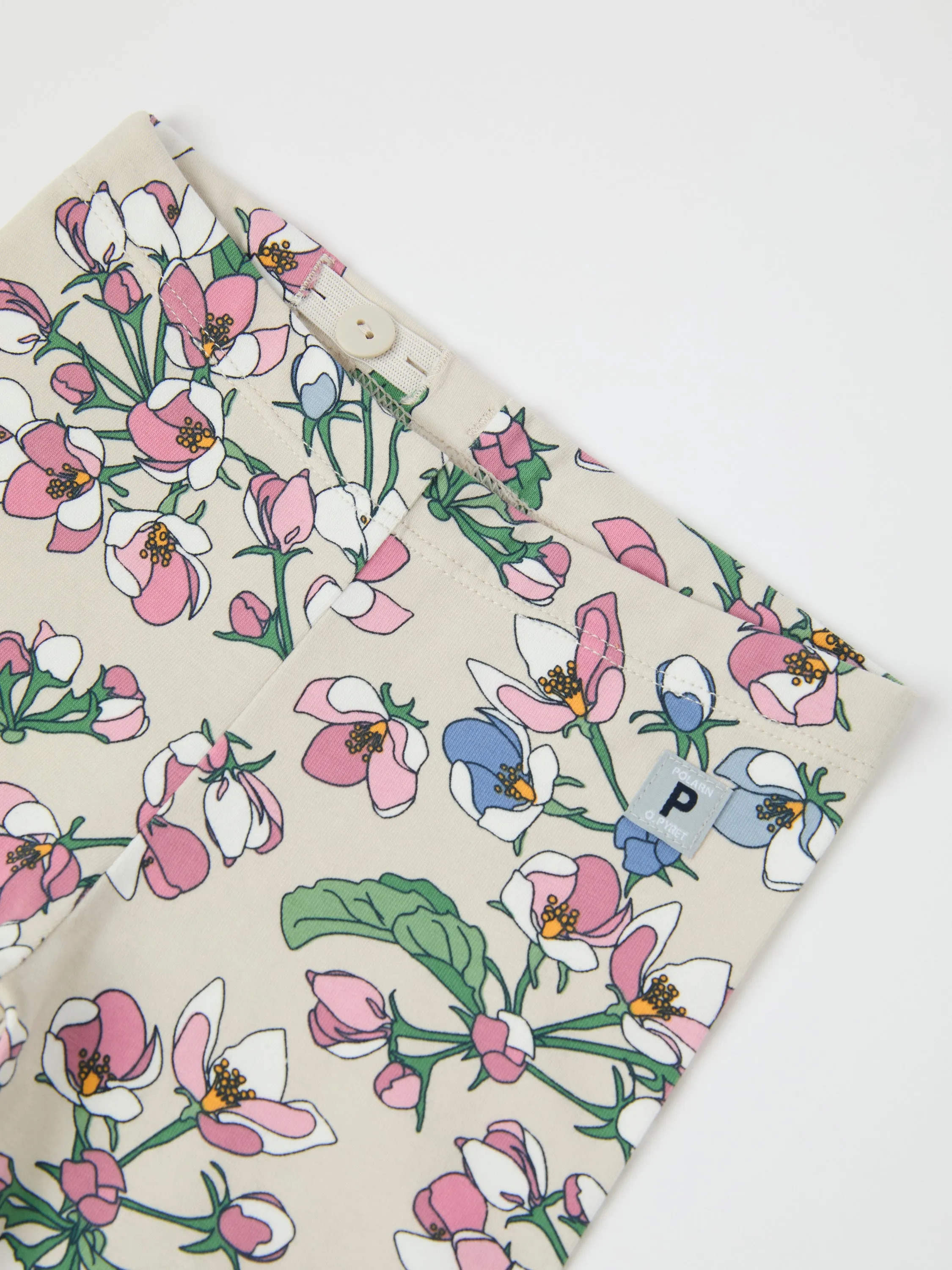 Apple Blossom Print Baby Leggings