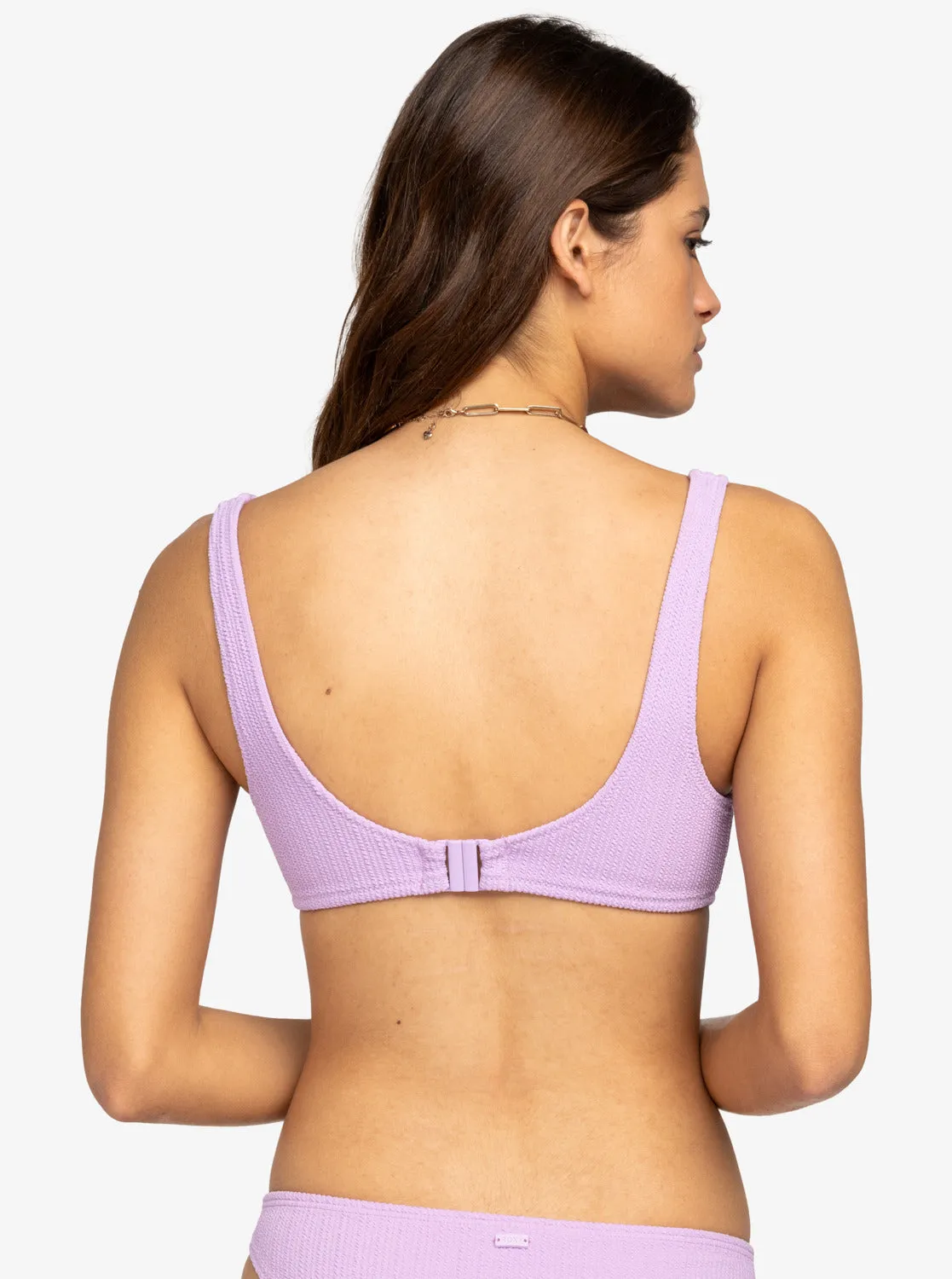 Aruba Bralette Bikini Top - Crocus Petal