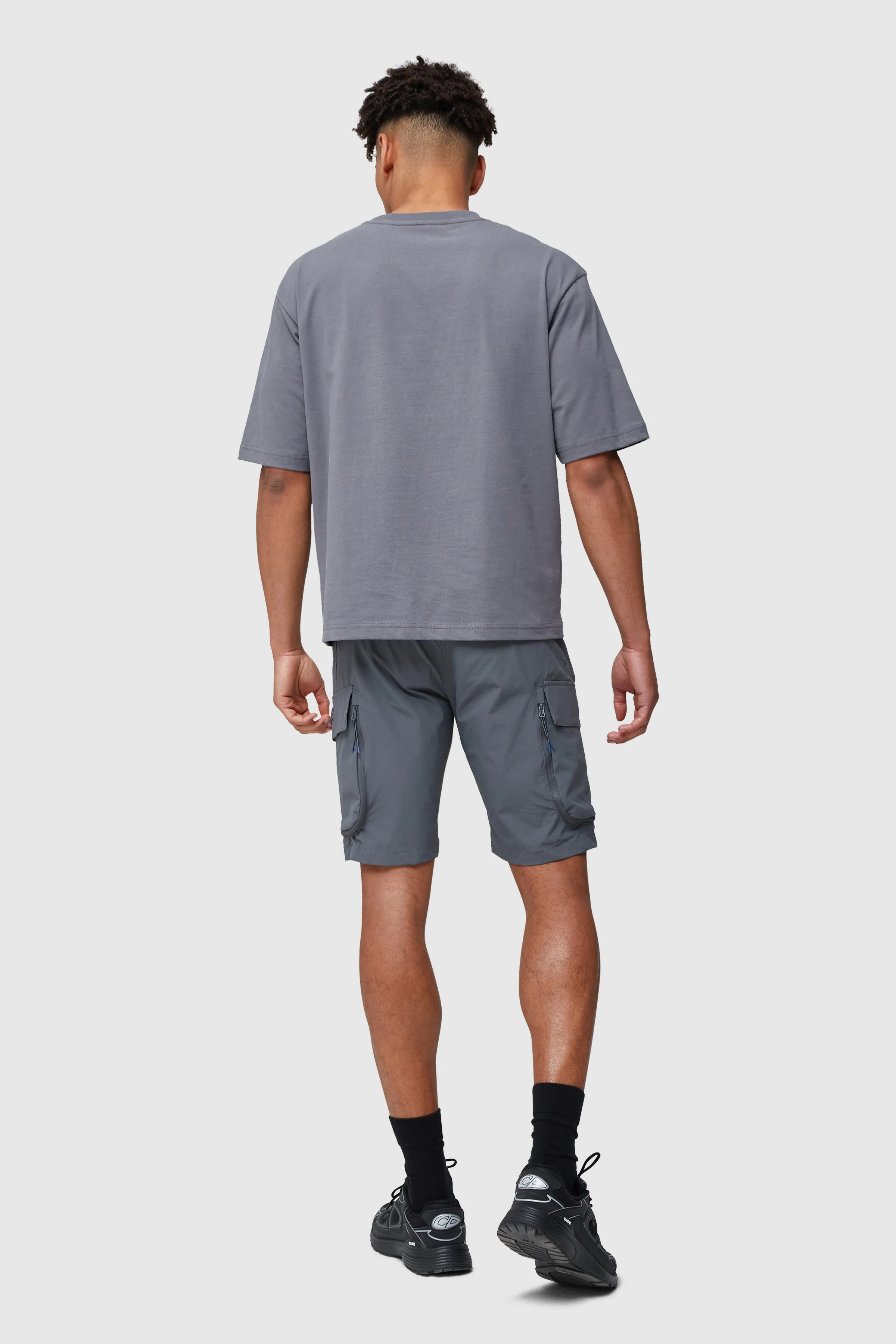 ASCEND ORBIT TEE- GREY