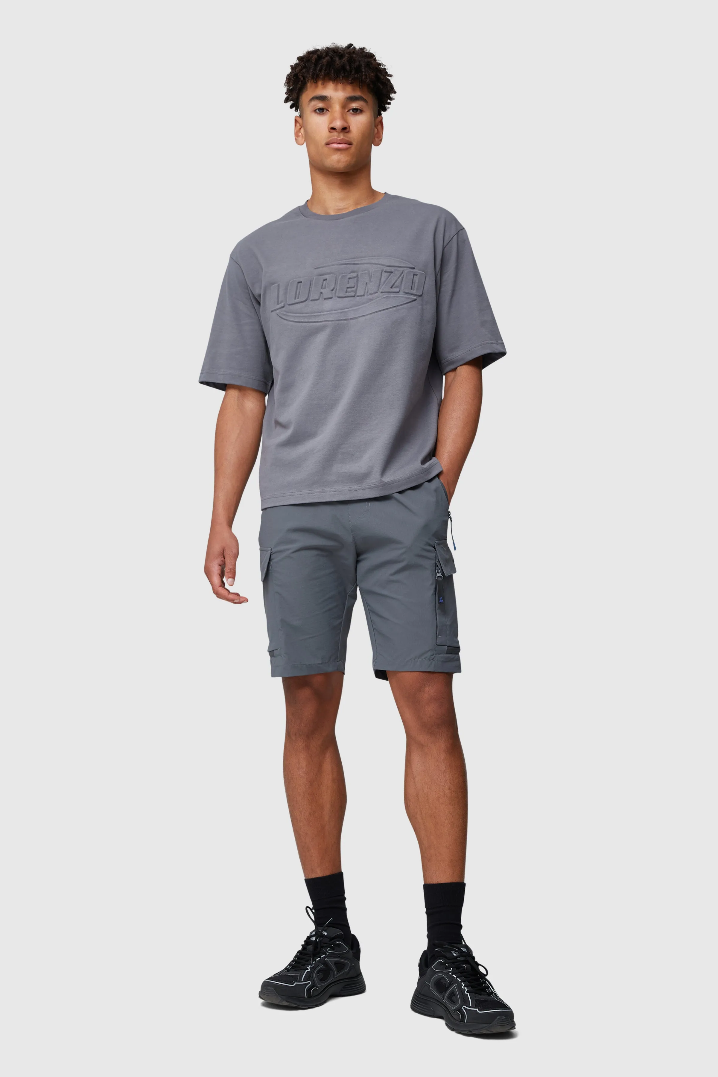 ASCEND ORBIT TEE- GREY