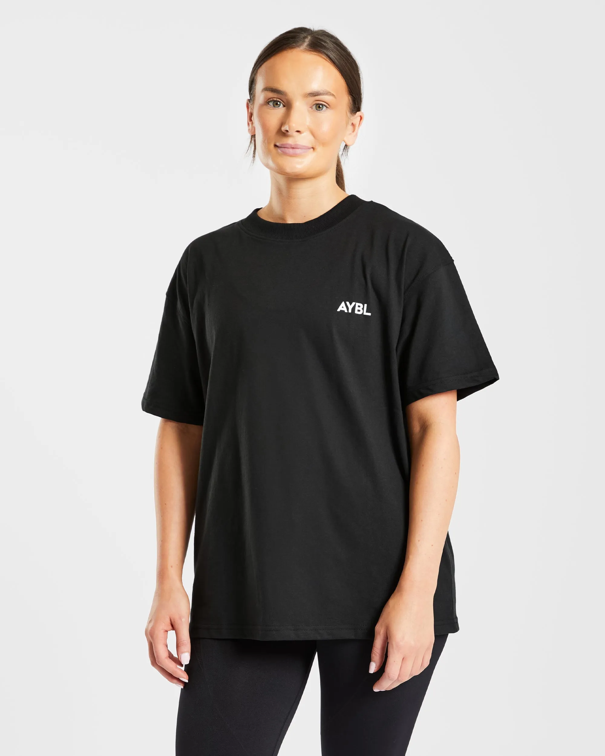 AYBL Club Oversized T Shirt - Black