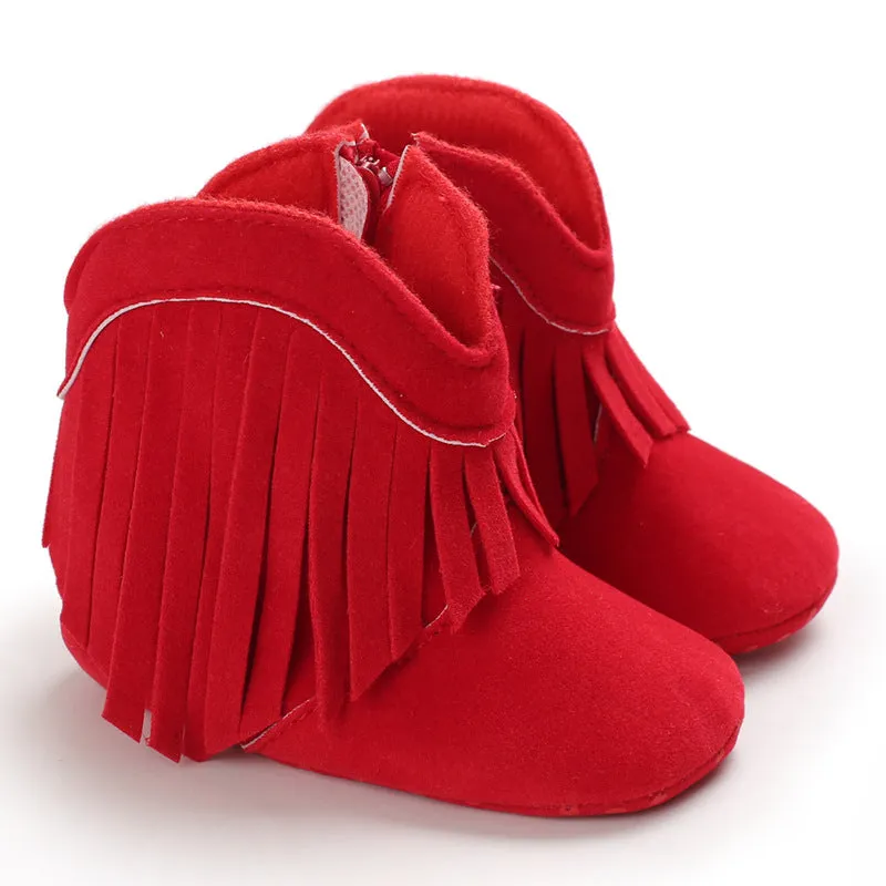 Baby Cowboy Fringe Prewalker Boots