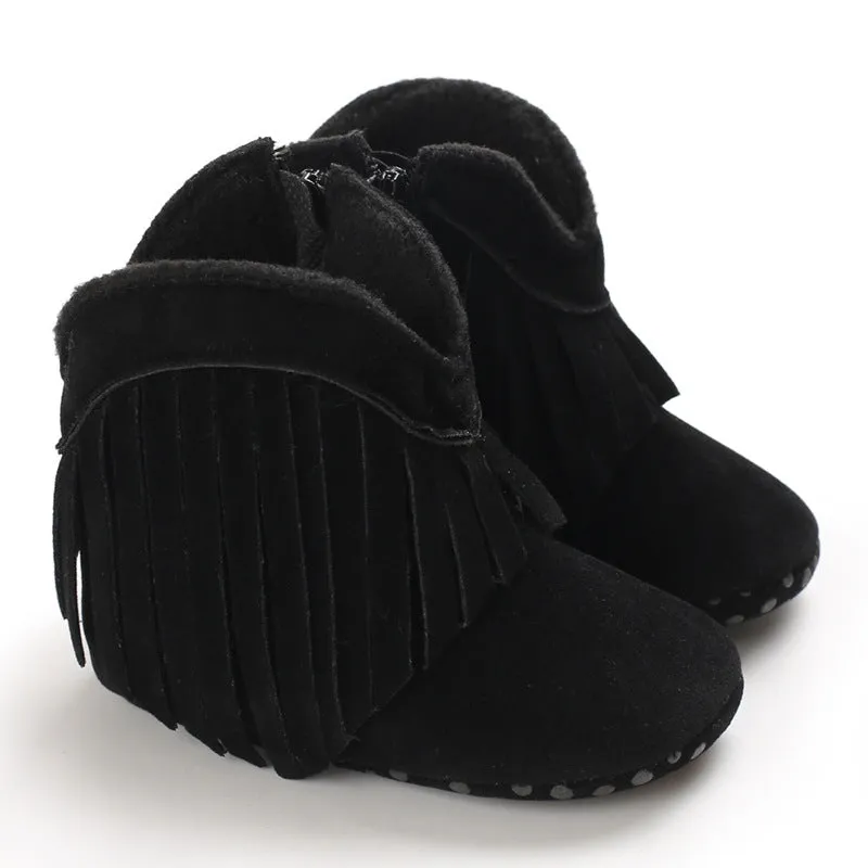 Baby Cowboy Fringe Prewalker Boots