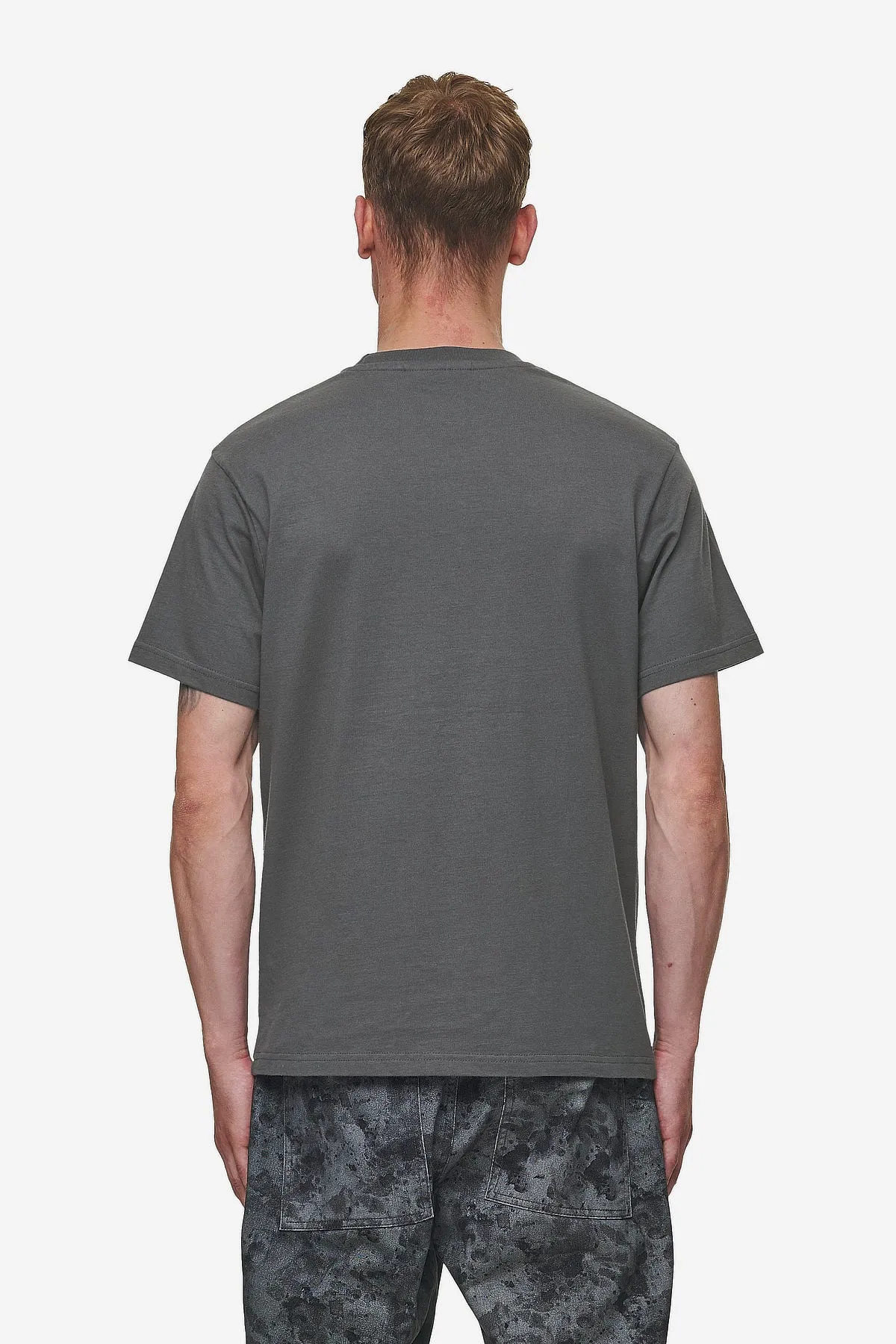 Bane Slim Tee Washed Anthracite