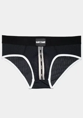 Barcode Berlin Mesh Brief Sicile Black White