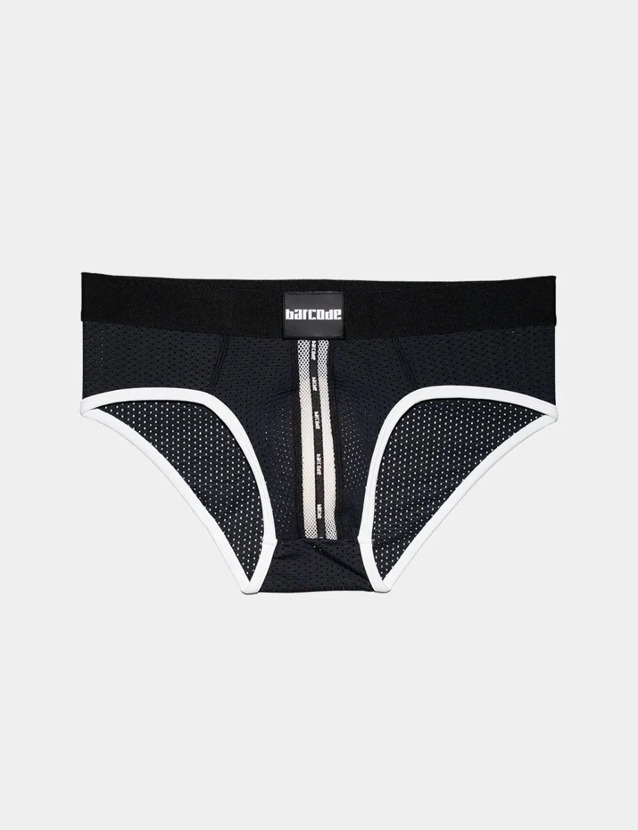 Barcode Berlin Mesh Brief Sicile Black White