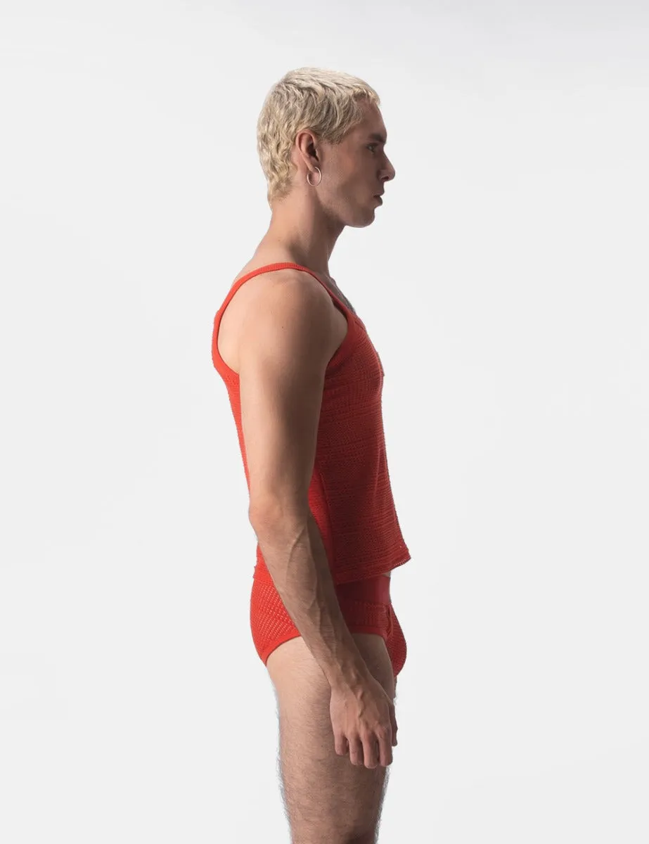 Barcode Berlin Tank Top Kei Red