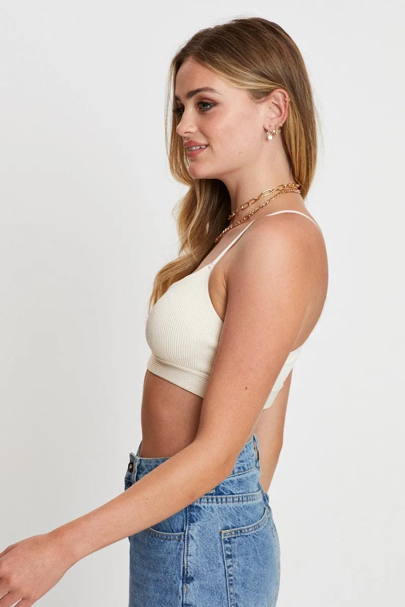 Beige Bralette Seamless