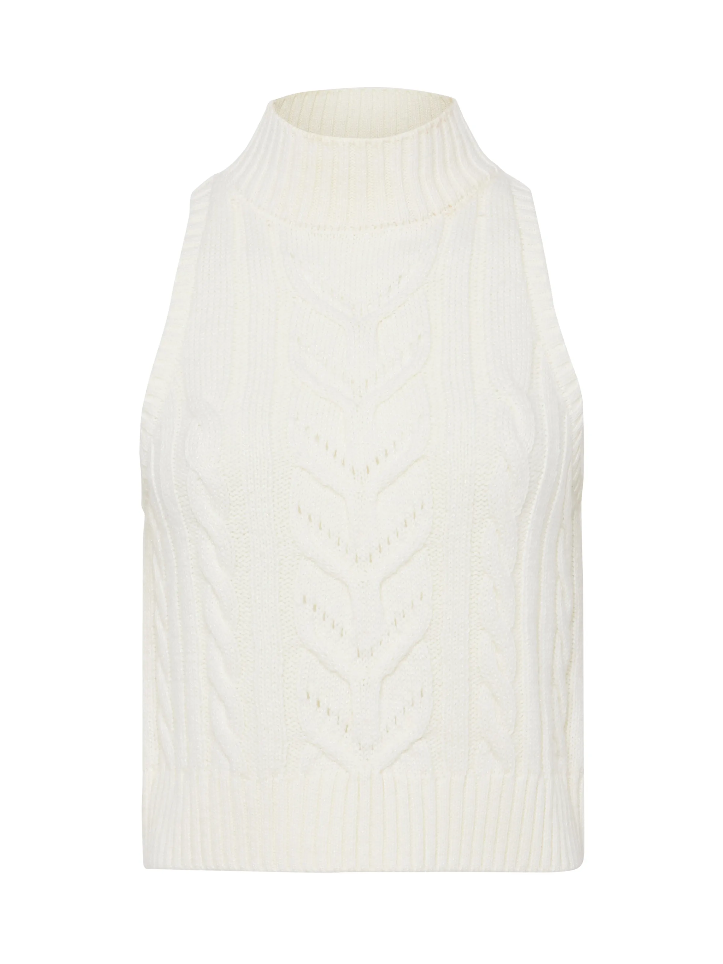 Bellini Cable-Knit Turtleneck