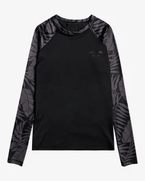 Billabong Womens Surf Capsule Long Sleeve UPF 50 Rash Vest - Black