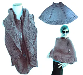 Binault poncho, knit kit