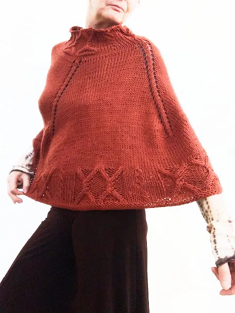 Binault poncho, knit kit