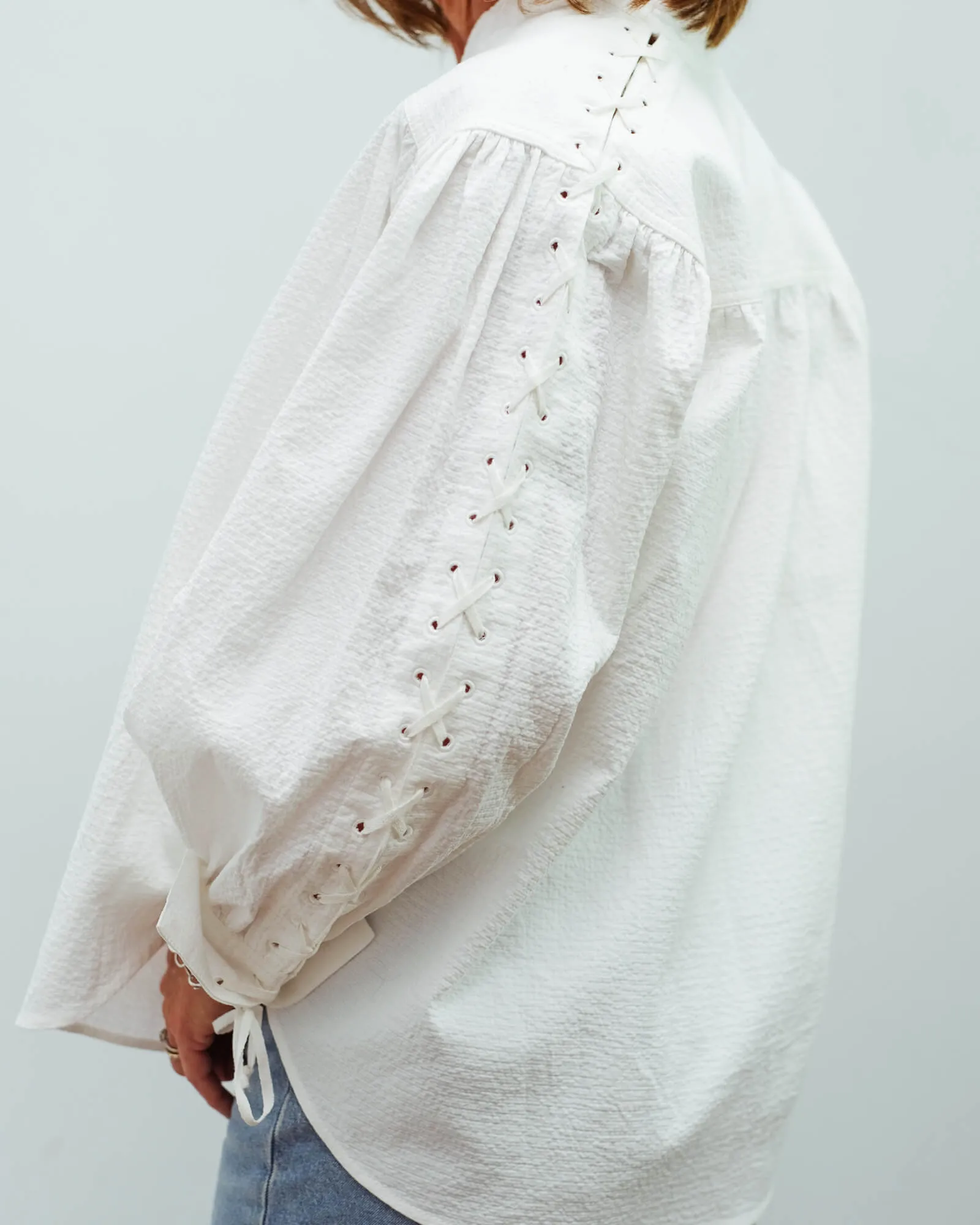 BMB Chalais top in soft white