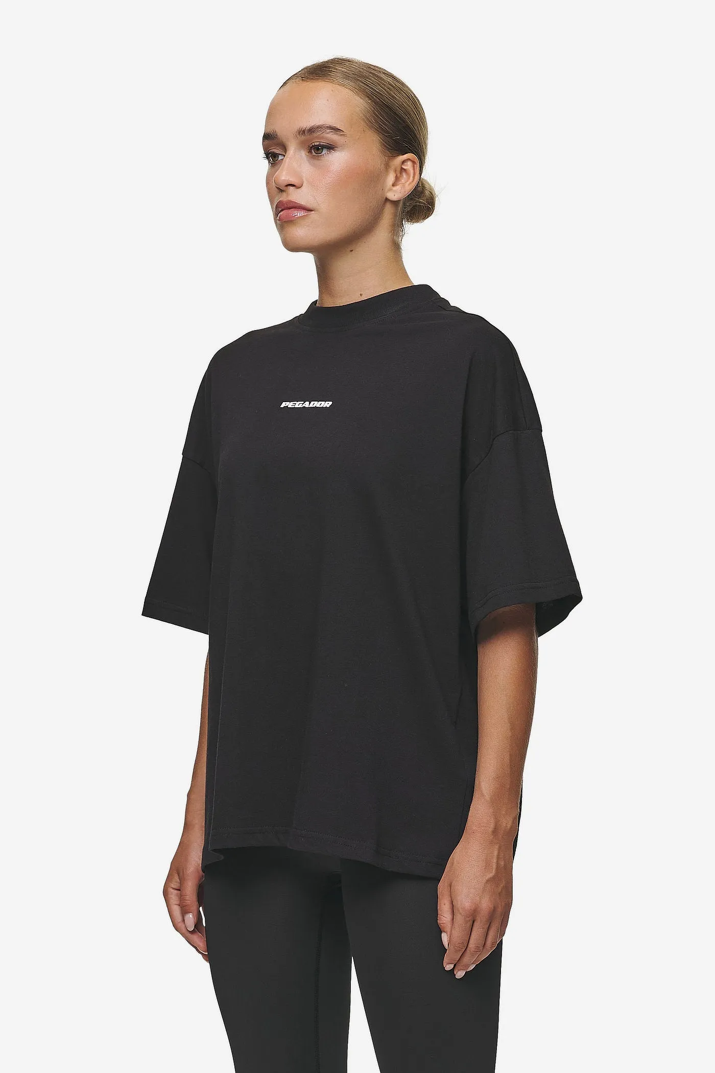 Bracy Heavy Oversized Tee Black White Gum