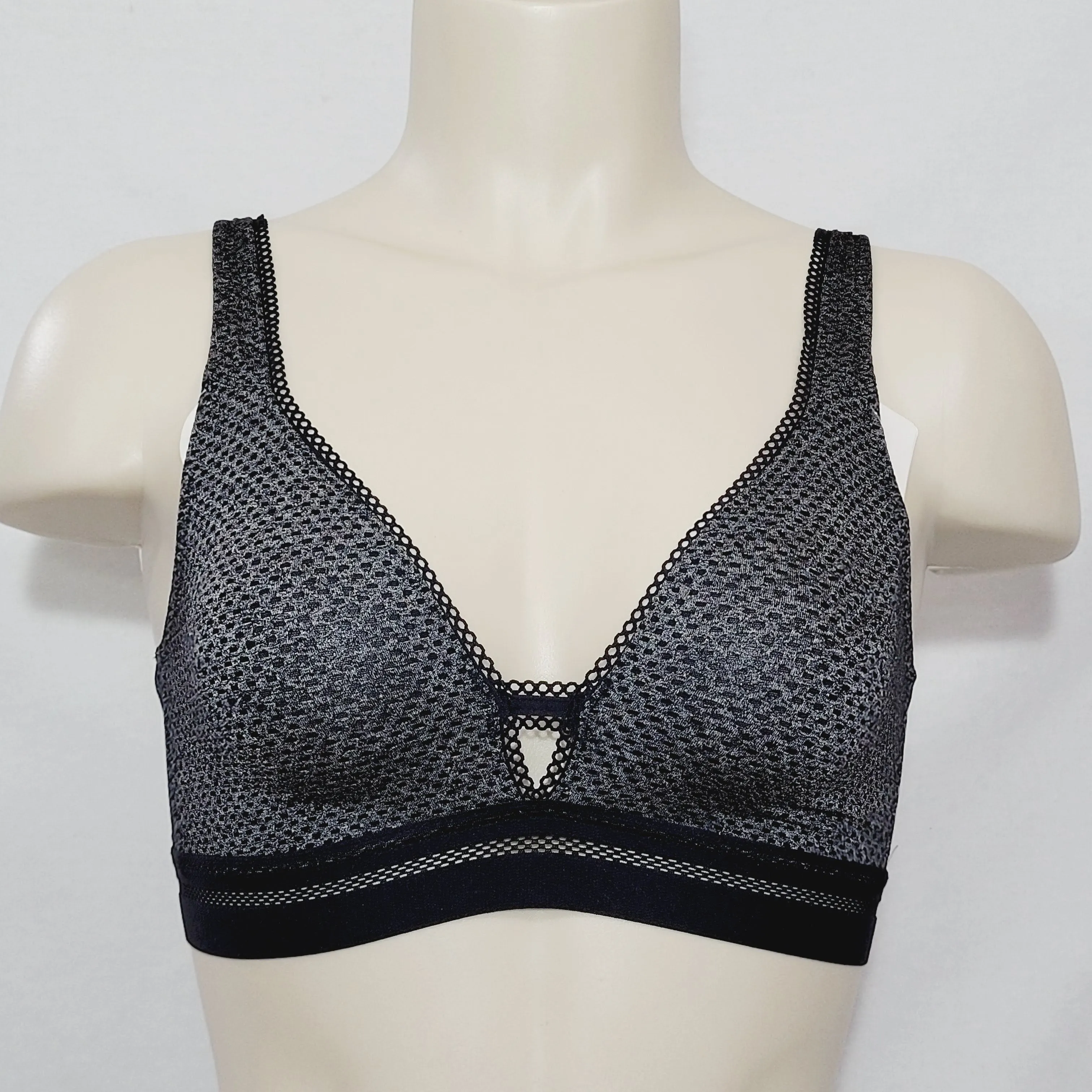 b.tempt'd 910258 by Wacoal Spectator Triangle Bralette SMALL Black NWT