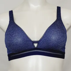 b.tempt'd 910258 by Wacoal Spectator Triangle Bralette SMALL Blue NWT