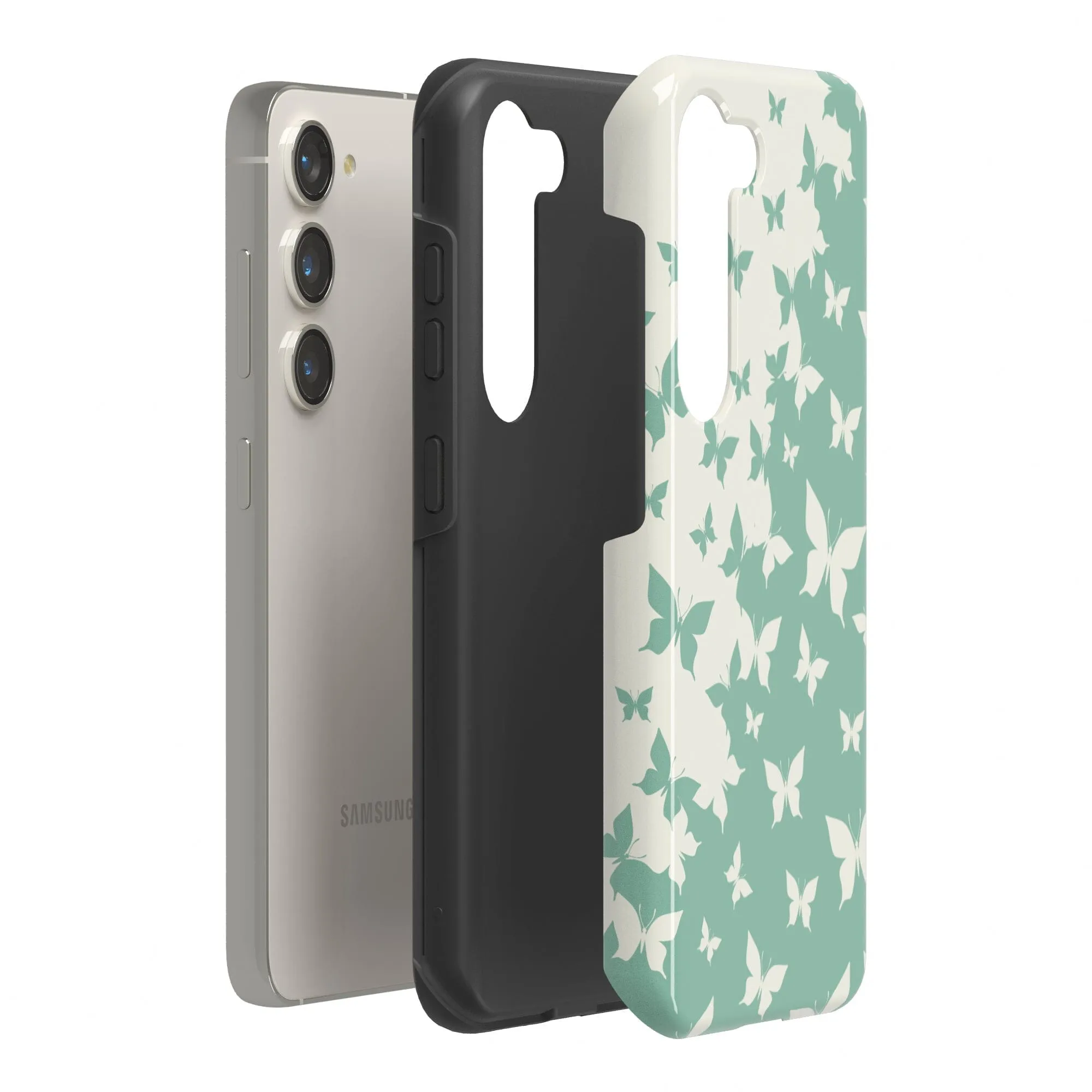 Butterfly Effect | Sage Colorblock Samsung Case