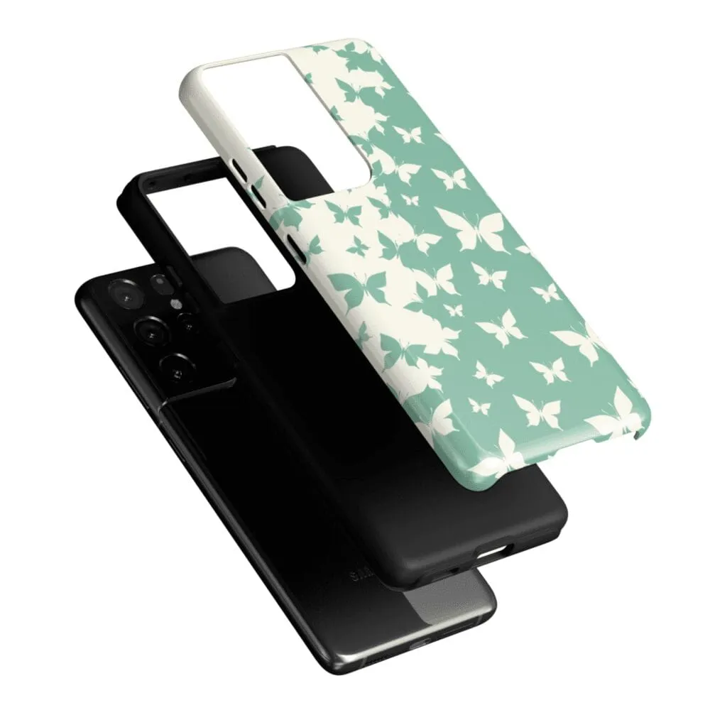 Butterfly Effect | Sage Colorblock Samsung Case