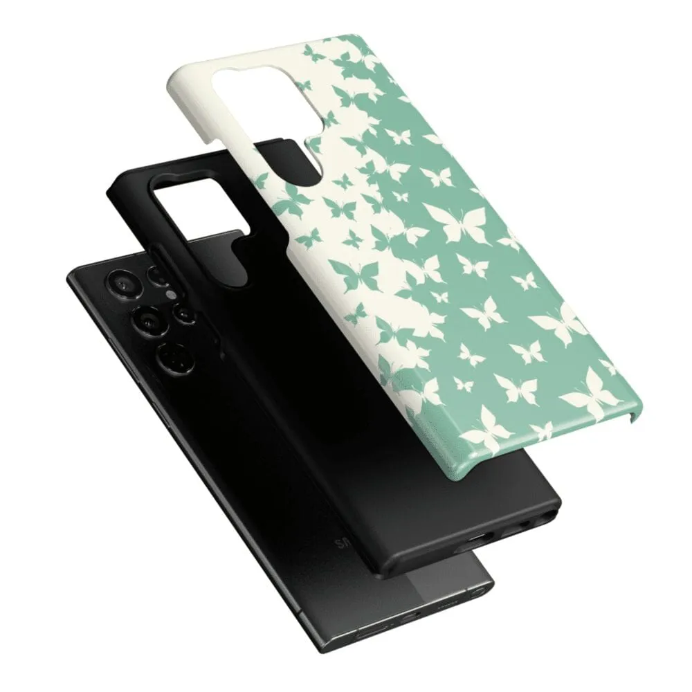 Butterfly Effect | Sage Colorblock Samsung Case