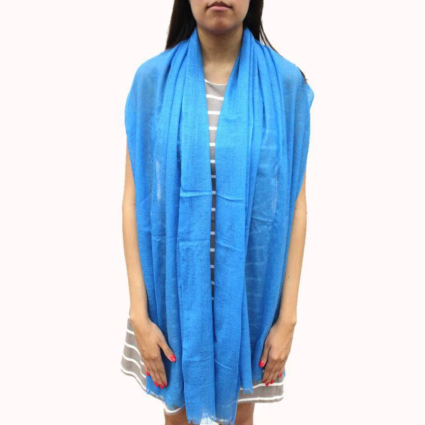 Cashmere Wrap - Blue