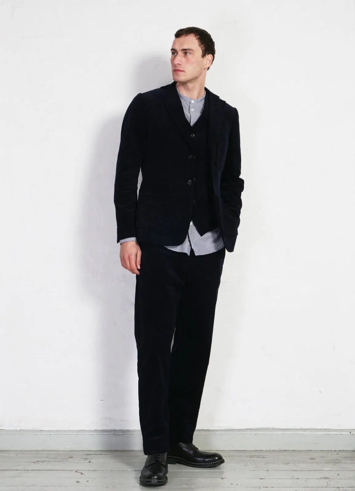 CHRIS | Classic Two Button Blazer | Fluid Navy