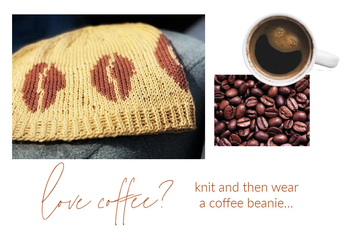 Coffee bean beanie