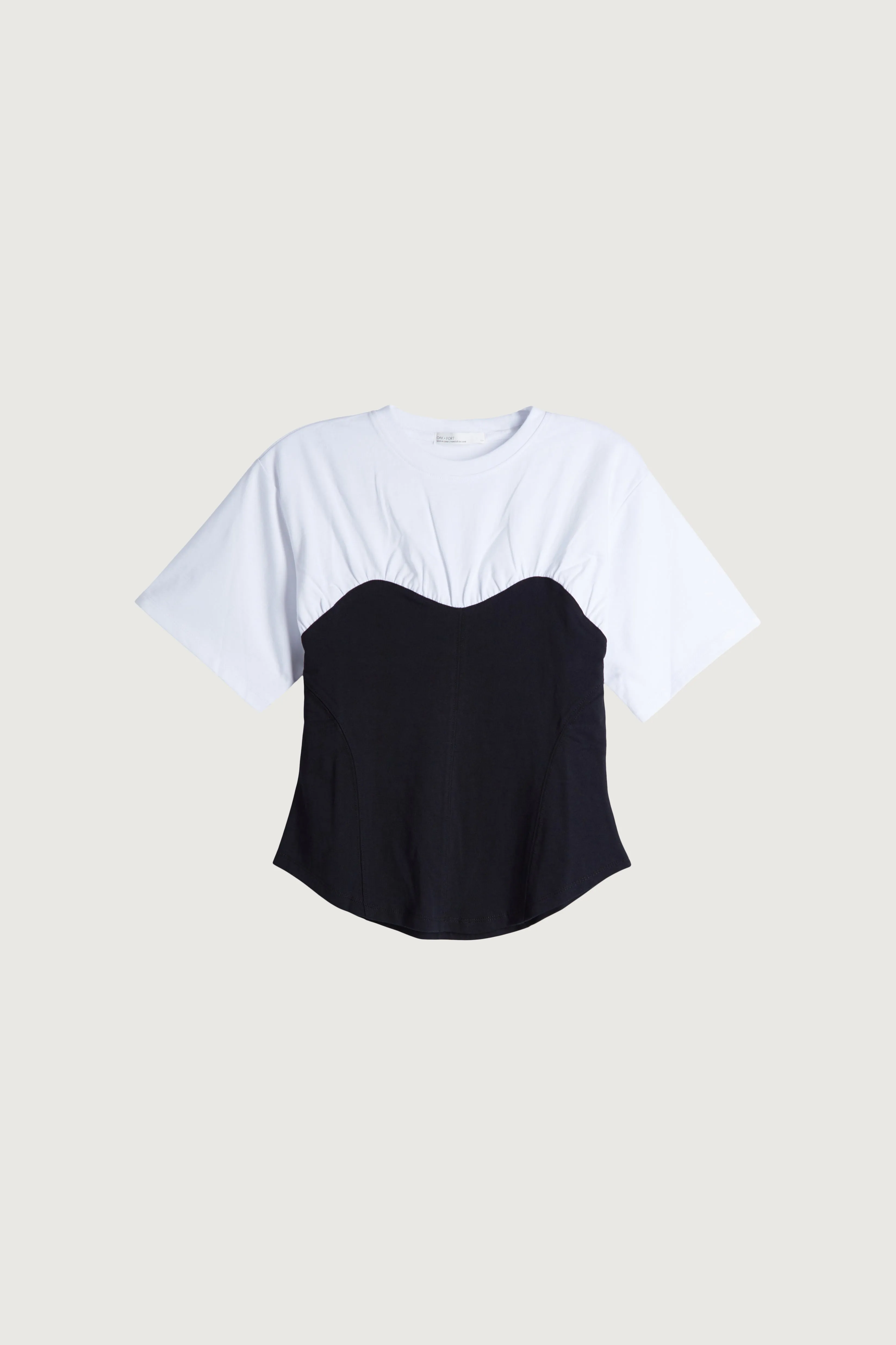 CORSET DETAIL T-SHIRT