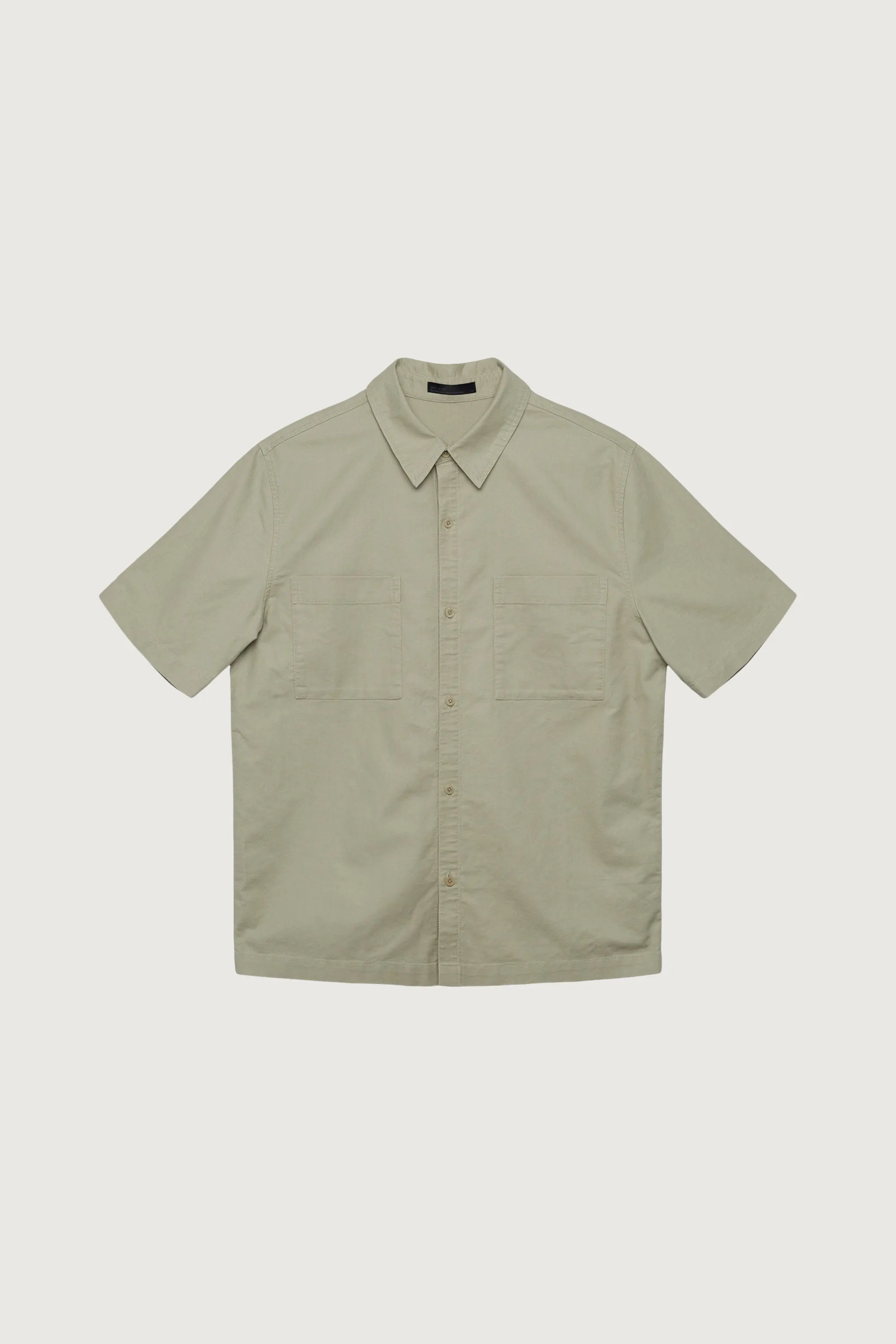 COTTON LINEN CARGO SHORT SLEEVE SHIRT