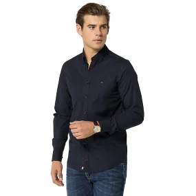 Cotton Poplin Stretch Slim Fit Shirt