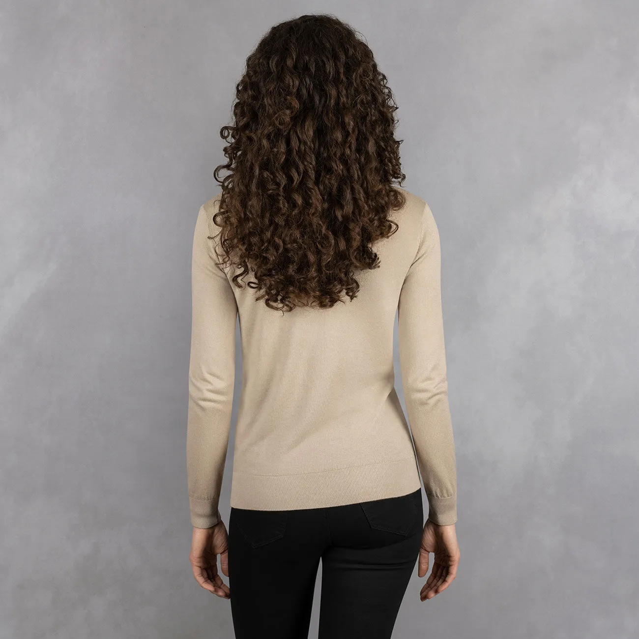 Cotton Pullover Round Neck Women