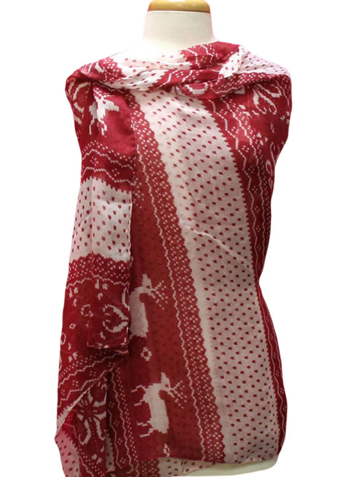 Deer Print Lightweight Scarf Wrap