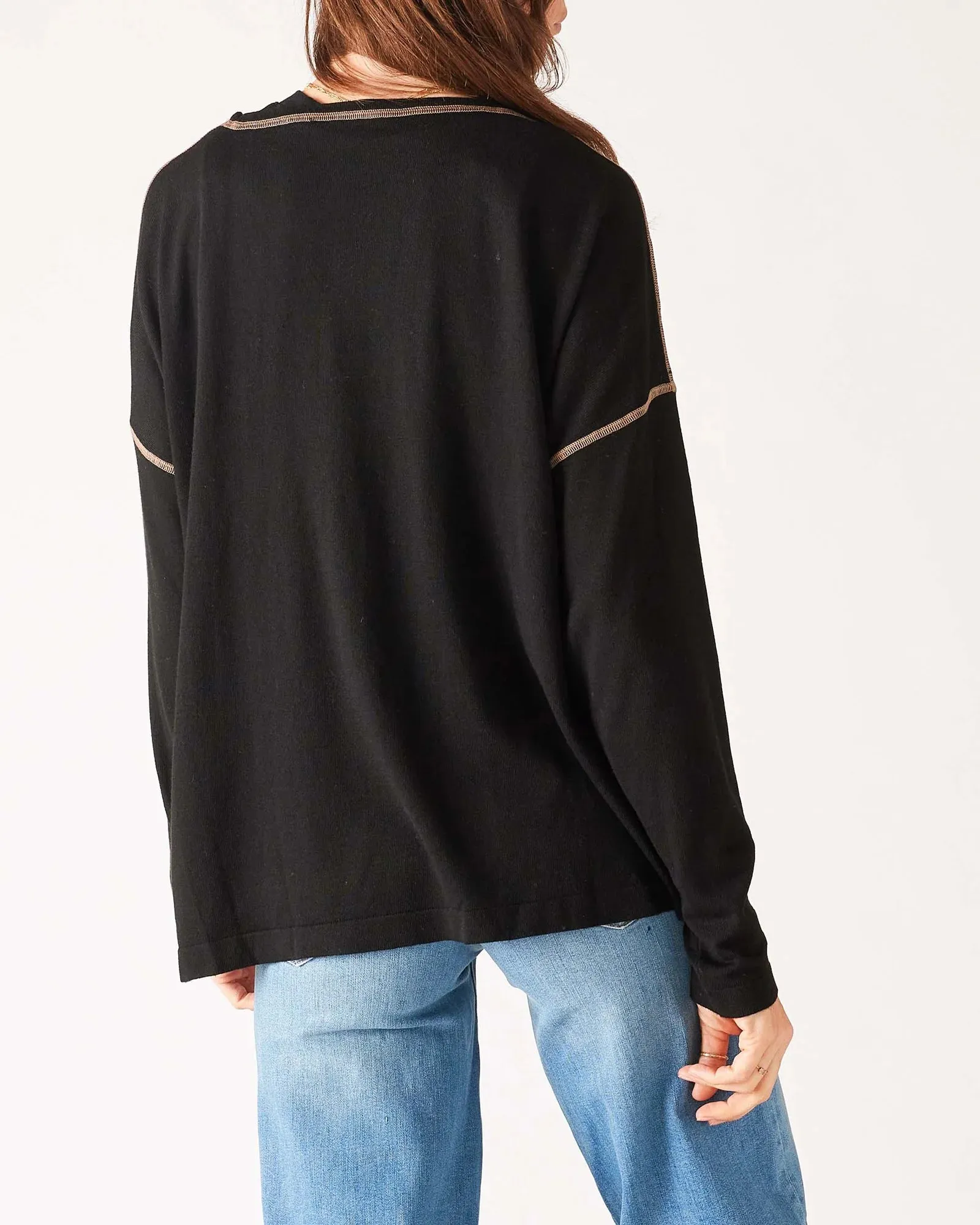 Delmar Sweater in True Black