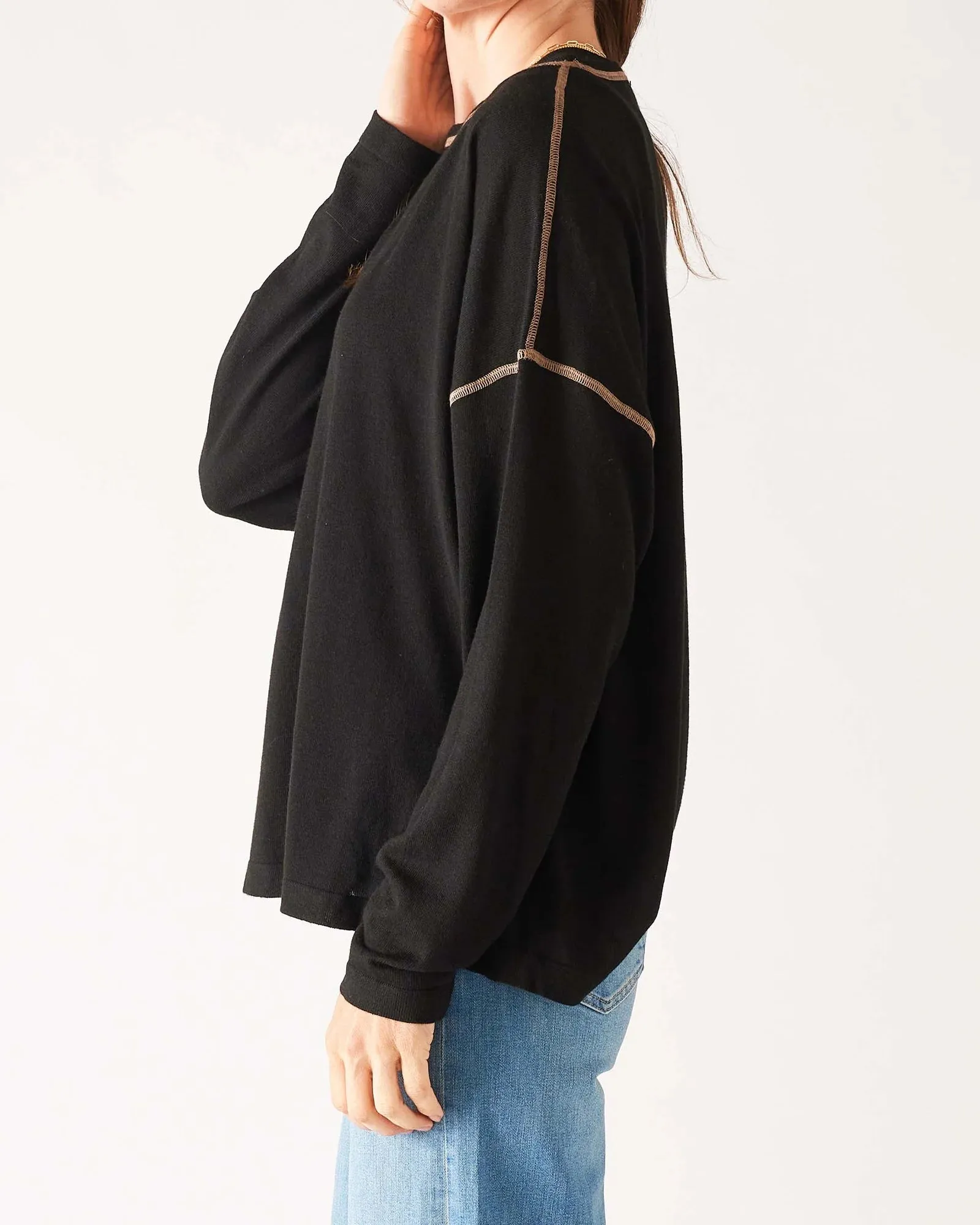 Delmar Sweater in True Black