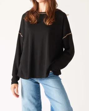 Delmar Sweater in True Black