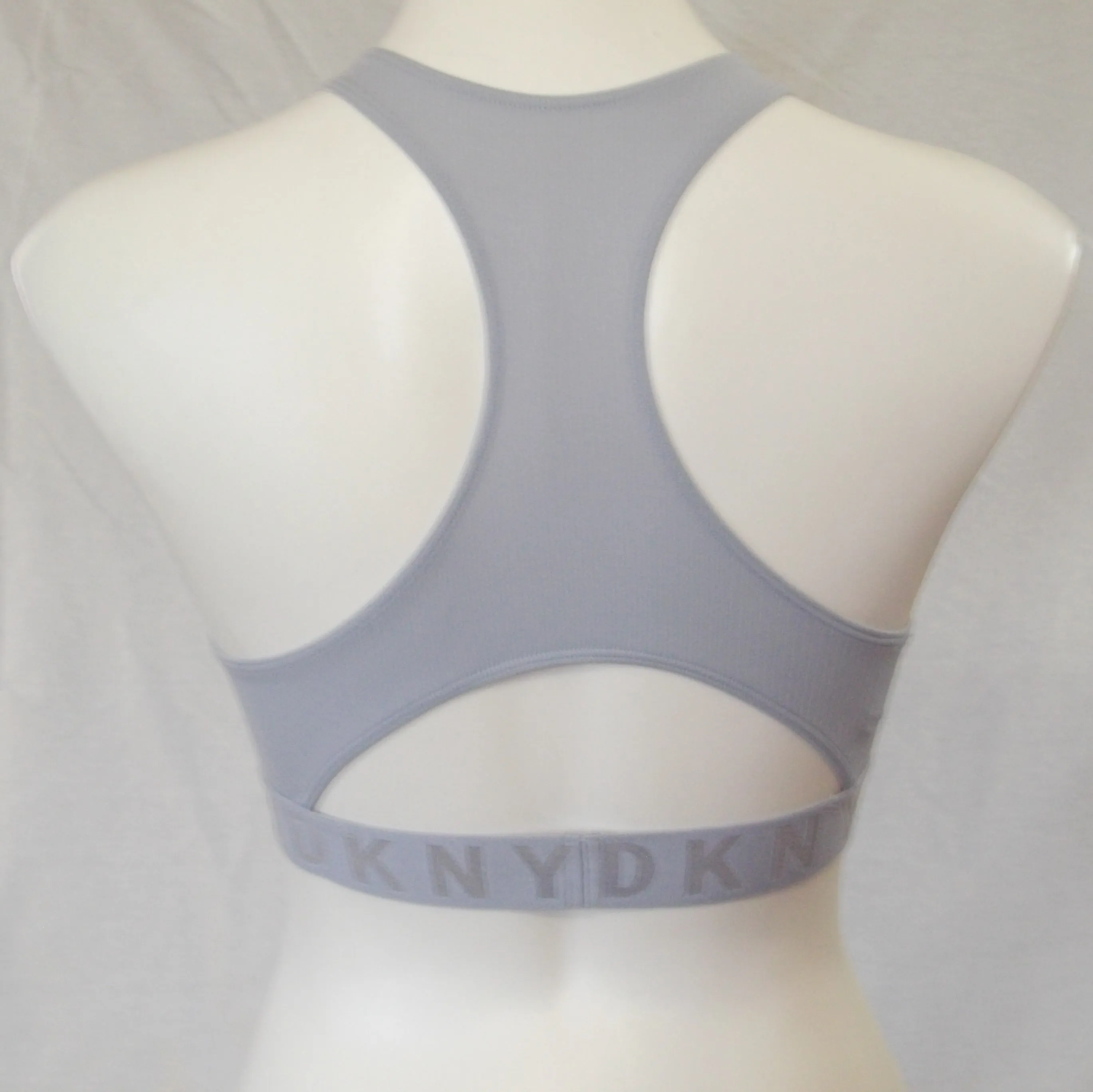 DKNY DK4023 Litewear Seamless Ribbed Crop Top Bralette SMALL