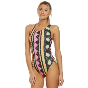 Dolfin Classics Women's Heat Wave Print One Piece Swimsuit