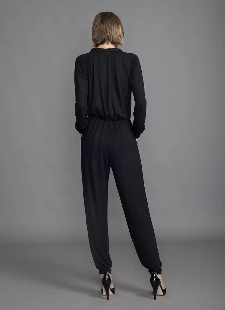 DOVINA JUMPSUIT (BLACK) FLASH Bin Sale ....One Remaining!