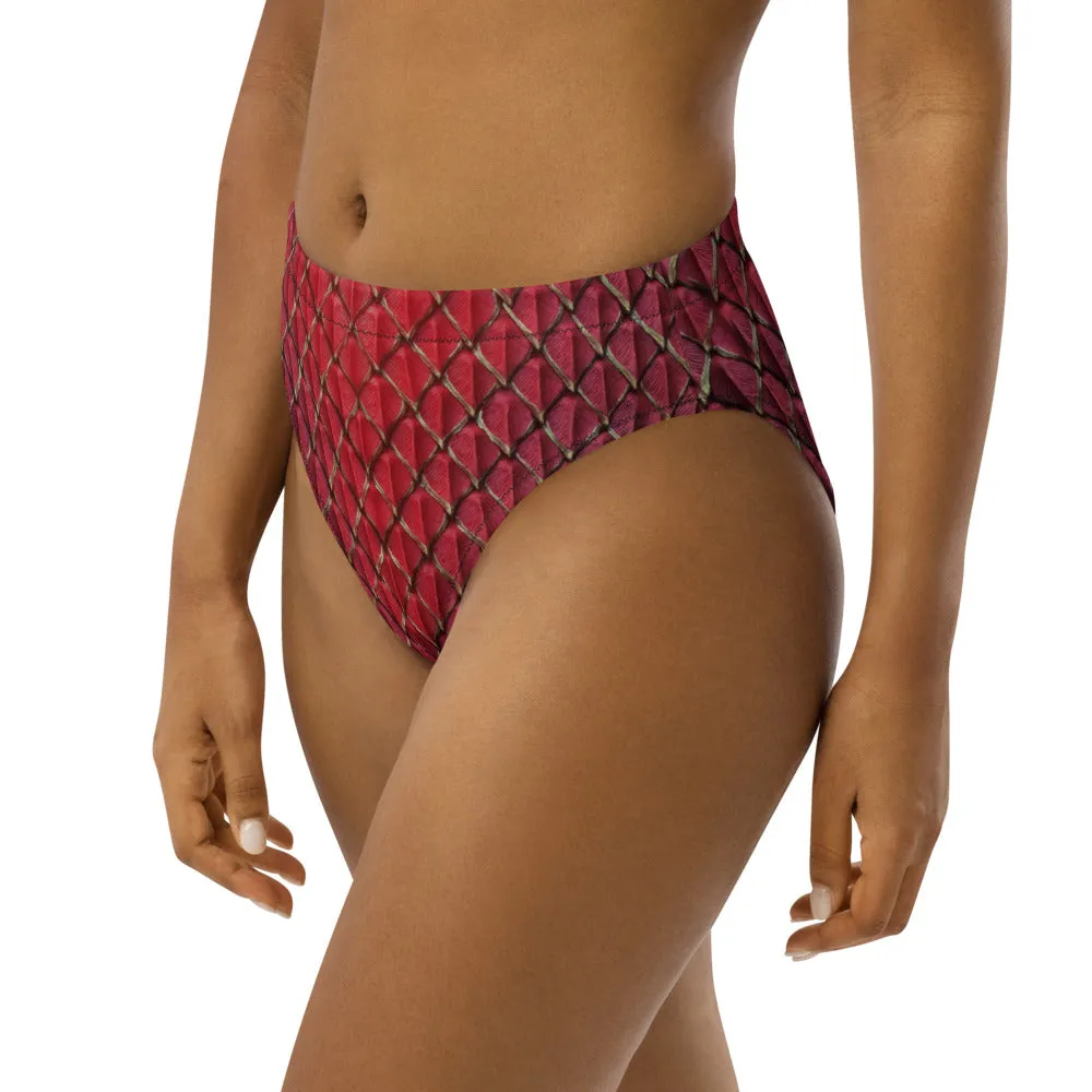 Dragonheart Recycled High-Waisted Bikini Bottom