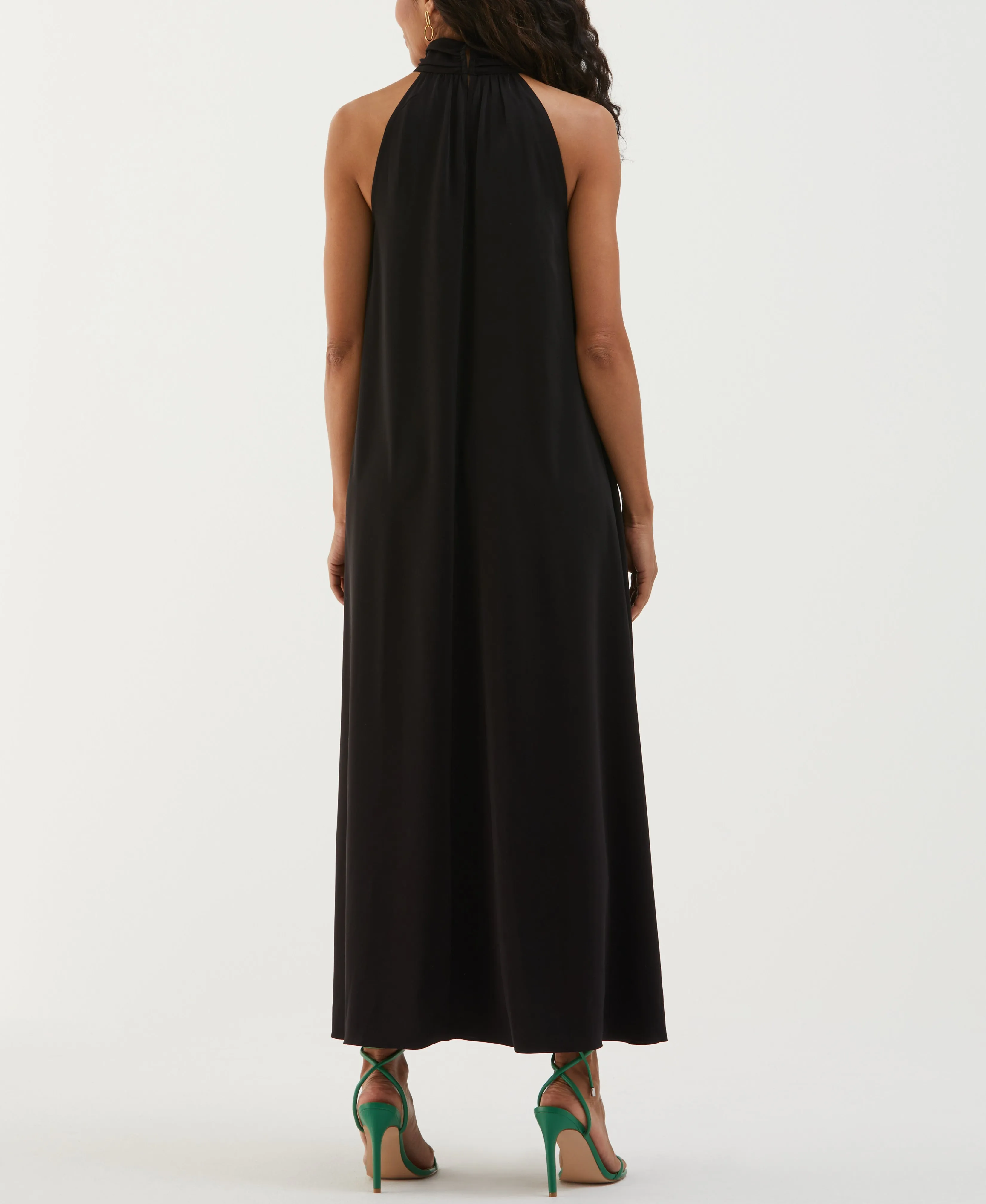 Draped Halter Dress